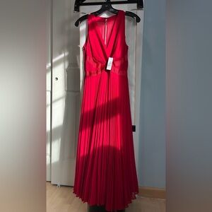 White House Black Market Vibrant Red Maxi Dress